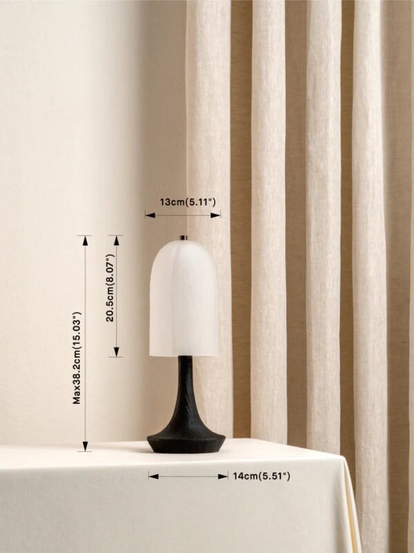 Ember - charred wood rechargeable table lamp - Image 8