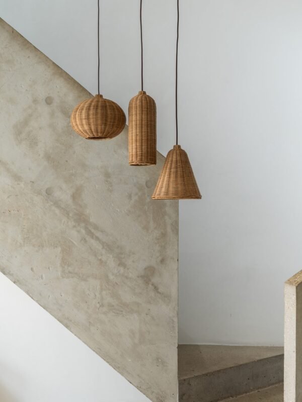 Aditi - 3 light rattan pendant - Image 4