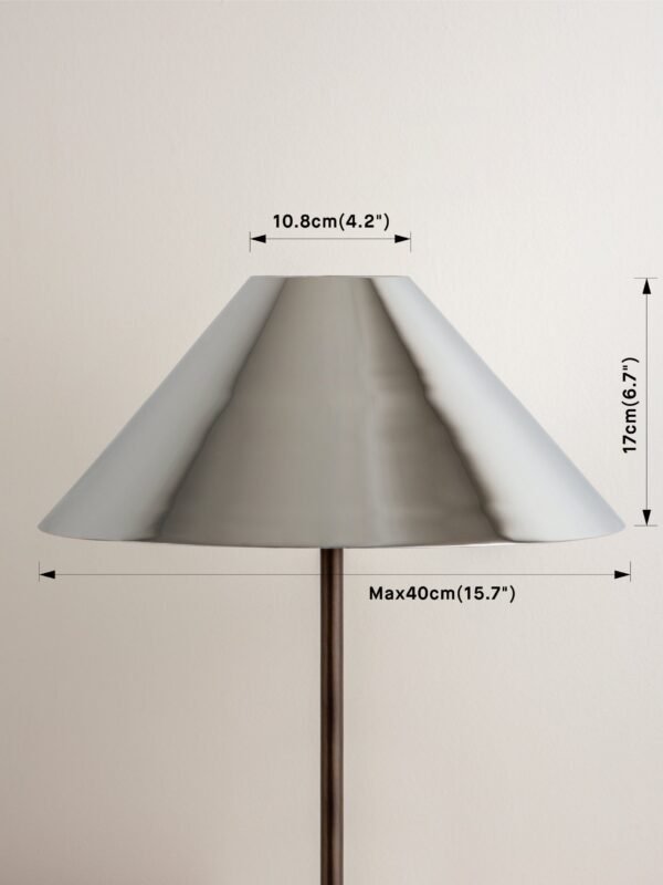 Edition 1.11 - chrome lampshade - shade only - Image 4