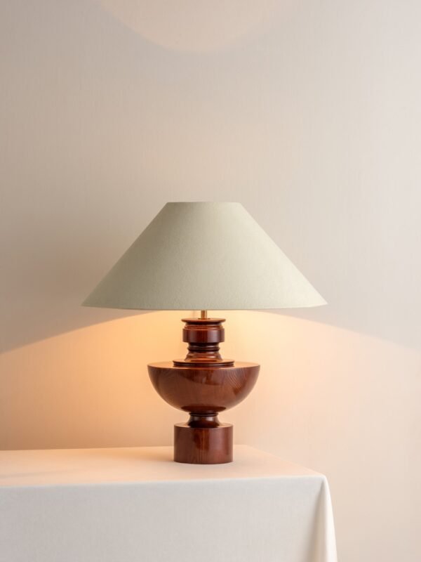 Edition 1.2 - spun wood table lamp - base only - Image 5