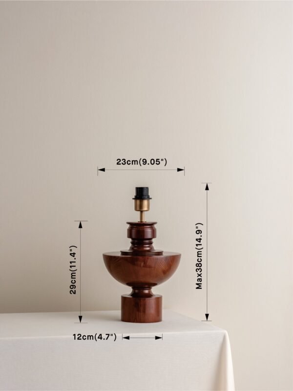 Edition 1.2 - spun wood table lamp - base only - Image 4