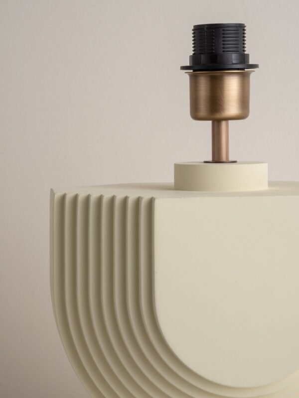 Editions concrete lamp with + bronze shade - Image 6