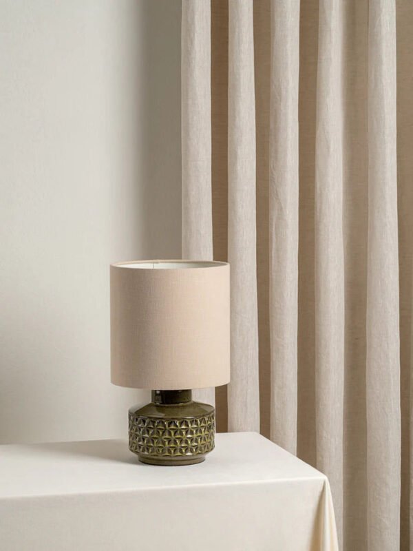 Filaree - short green glazed ceramic table lamp - Image 6