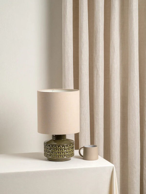 Filaree - short green glazed ceramic table lamp - Image 5