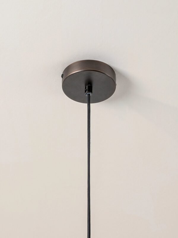 Globa - alabaster glass and bronze ceiling pendant - Image 3
