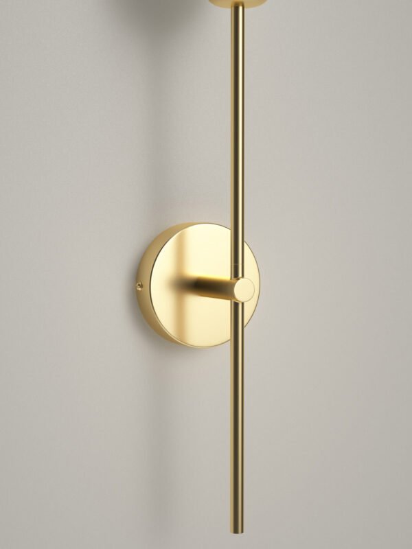 Chelso - brushed brass and opal wall light - Image 7