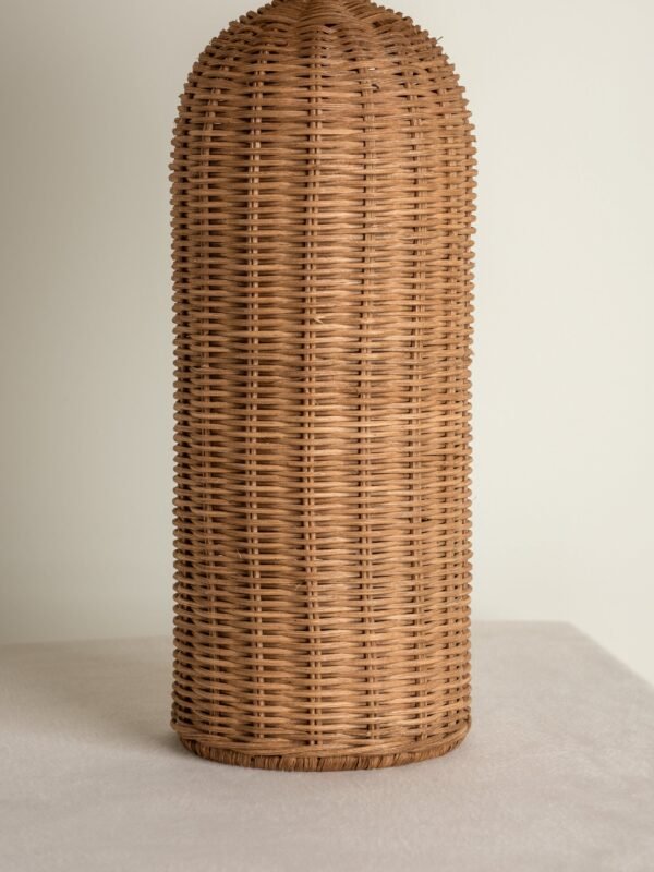 Ensia - tall rattan table lamp - Image 5